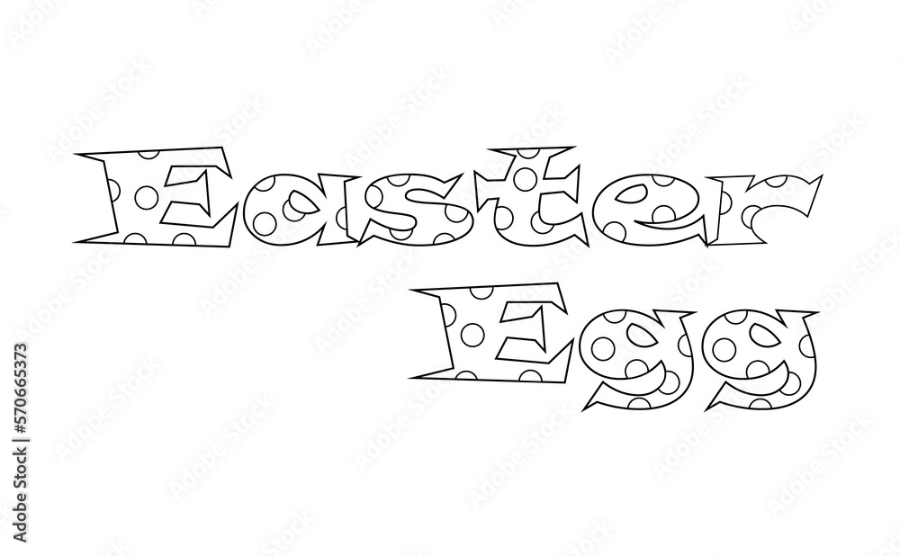 Clipart text Easter eggs Set1 Clipart text Easter eggs Set1
