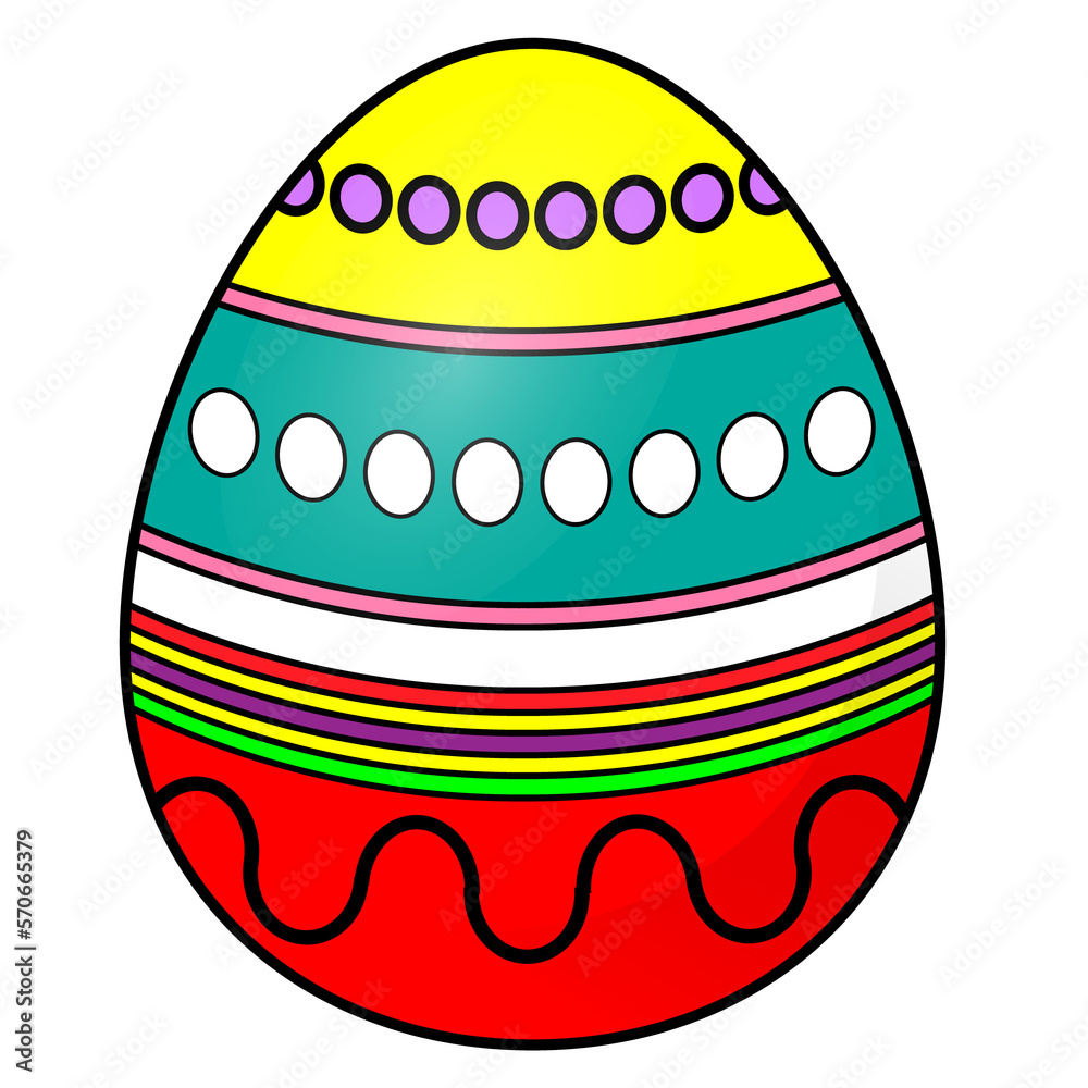 Clipart text Easter eggs Set 1-4 color Clipart text Easter eggs Set 1-4 color