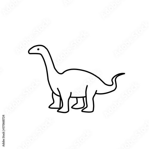 Dinosaur Line Icon © Satria's