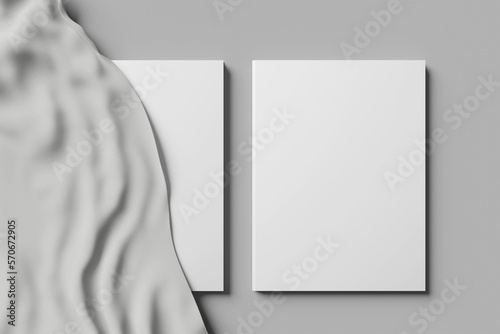 Book Cover 3D Render Mockup