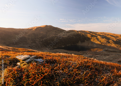 Sunrise in the Cambrian Mountains photo