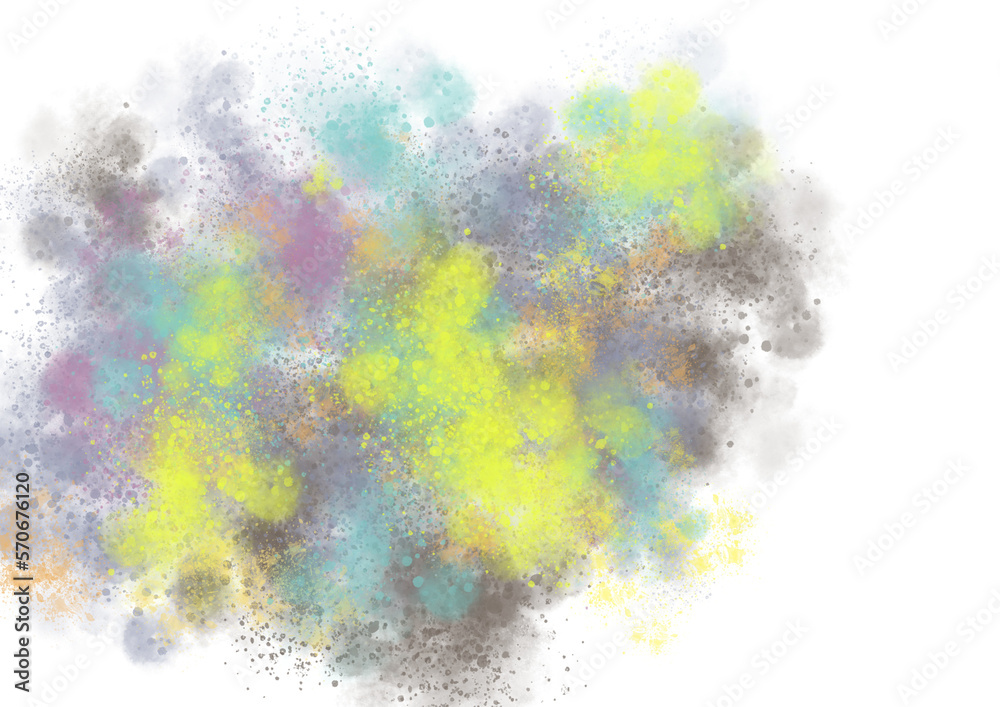 Fototapeta premium abstract watercolor Abstract art, Colorful Art Background, watercolor splatter, PNG, Transparent 