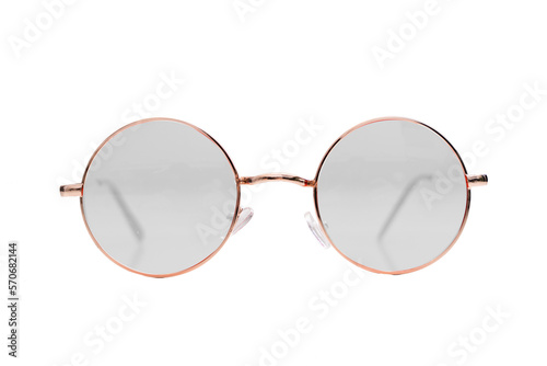 Stylish glasses, isolated, transparent background, PNG.