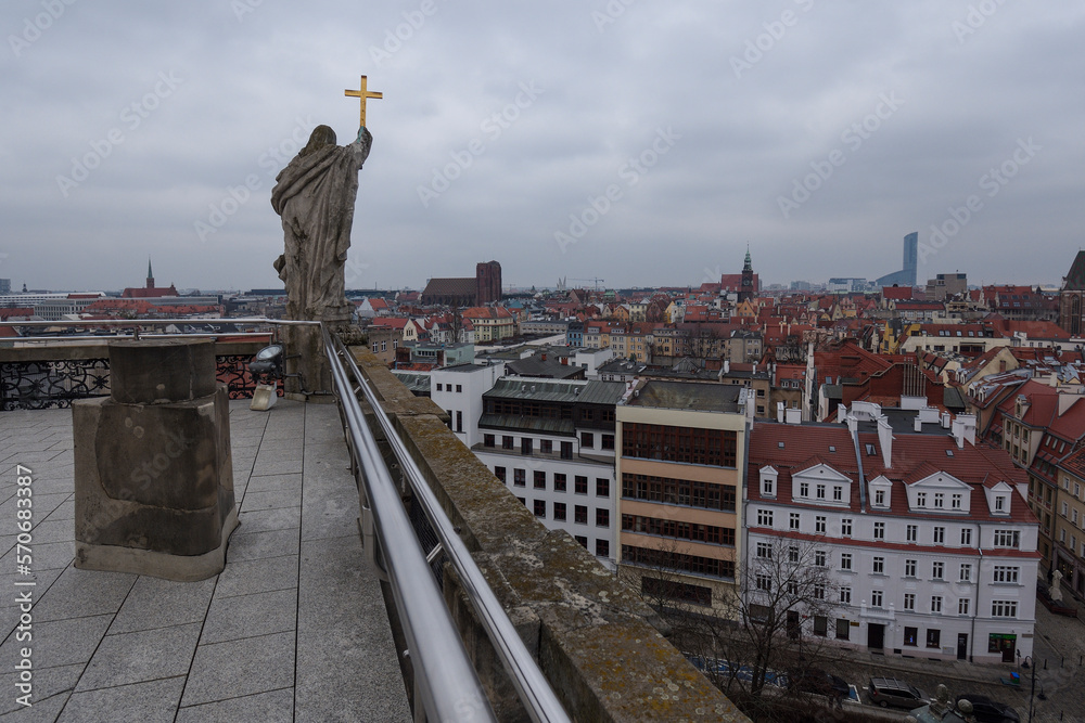 Wrocław - krajobraz miasta z Wieży Matematycznej