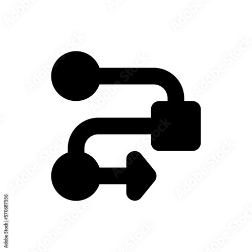 milestone glyph icon