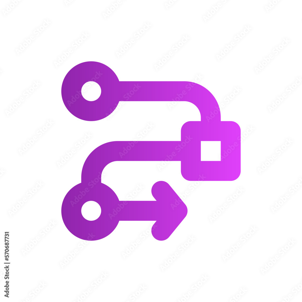milestone gradient icon milestone gradient icon