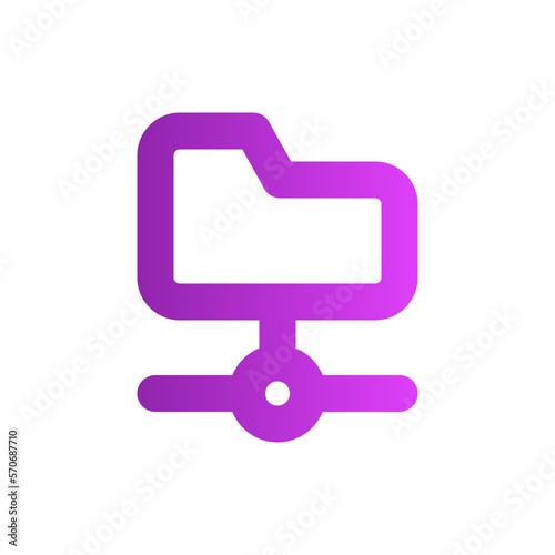 folder gradient icon