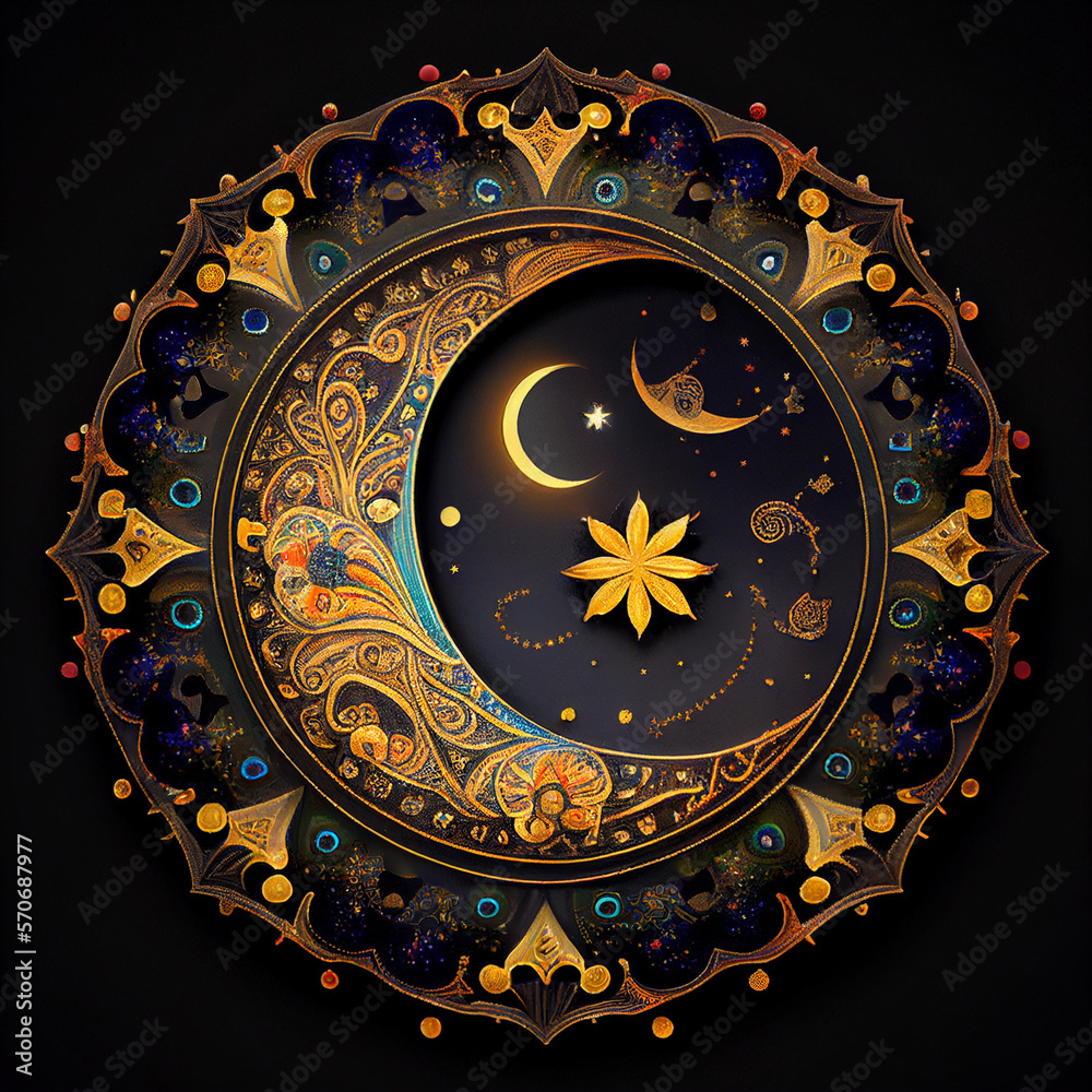 ramadan ornament generative AI