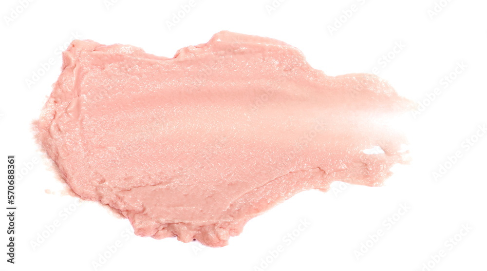 Tuna pate, pasty spread isolated on white background, top view Tuna pate, pasty spread isolated on white background, top view