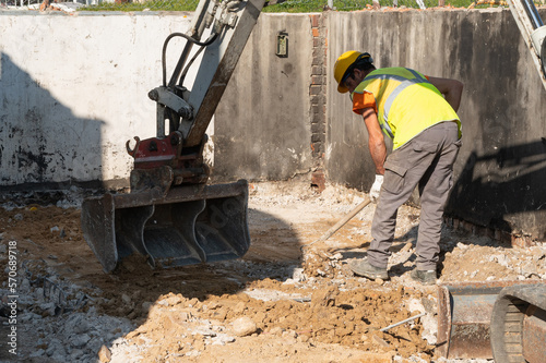 A man working 