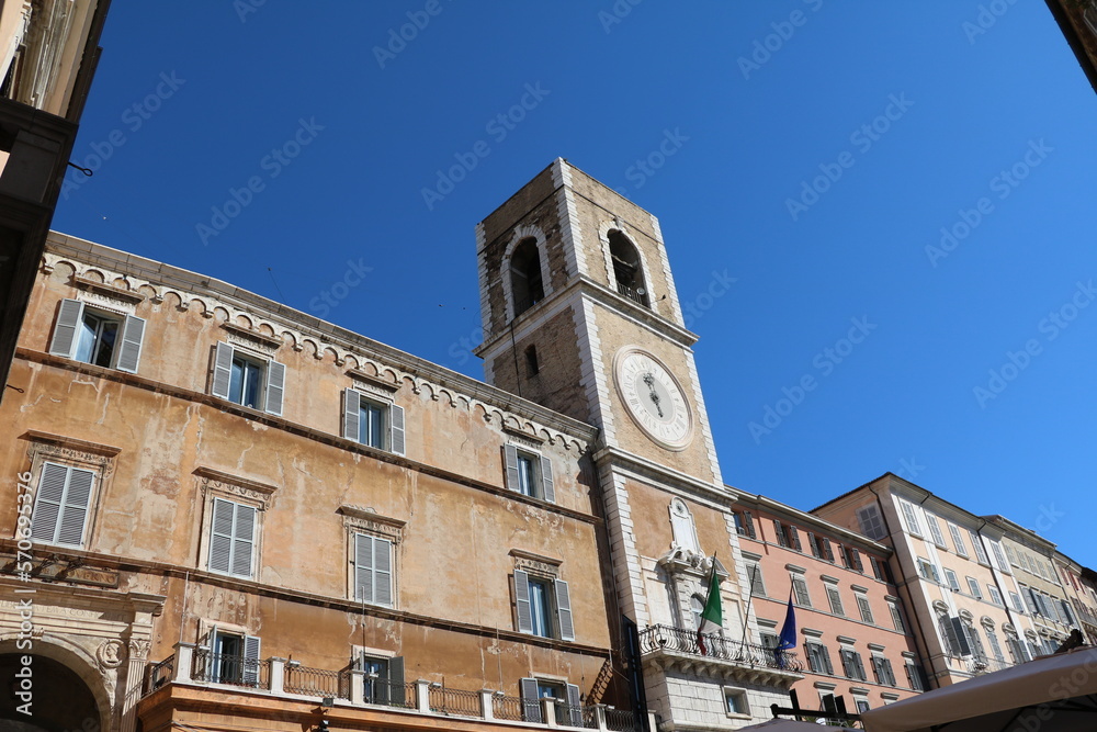 Fototapeta premium Prefecture Of Ancona in Ancona at Adriatic Coast, Italy