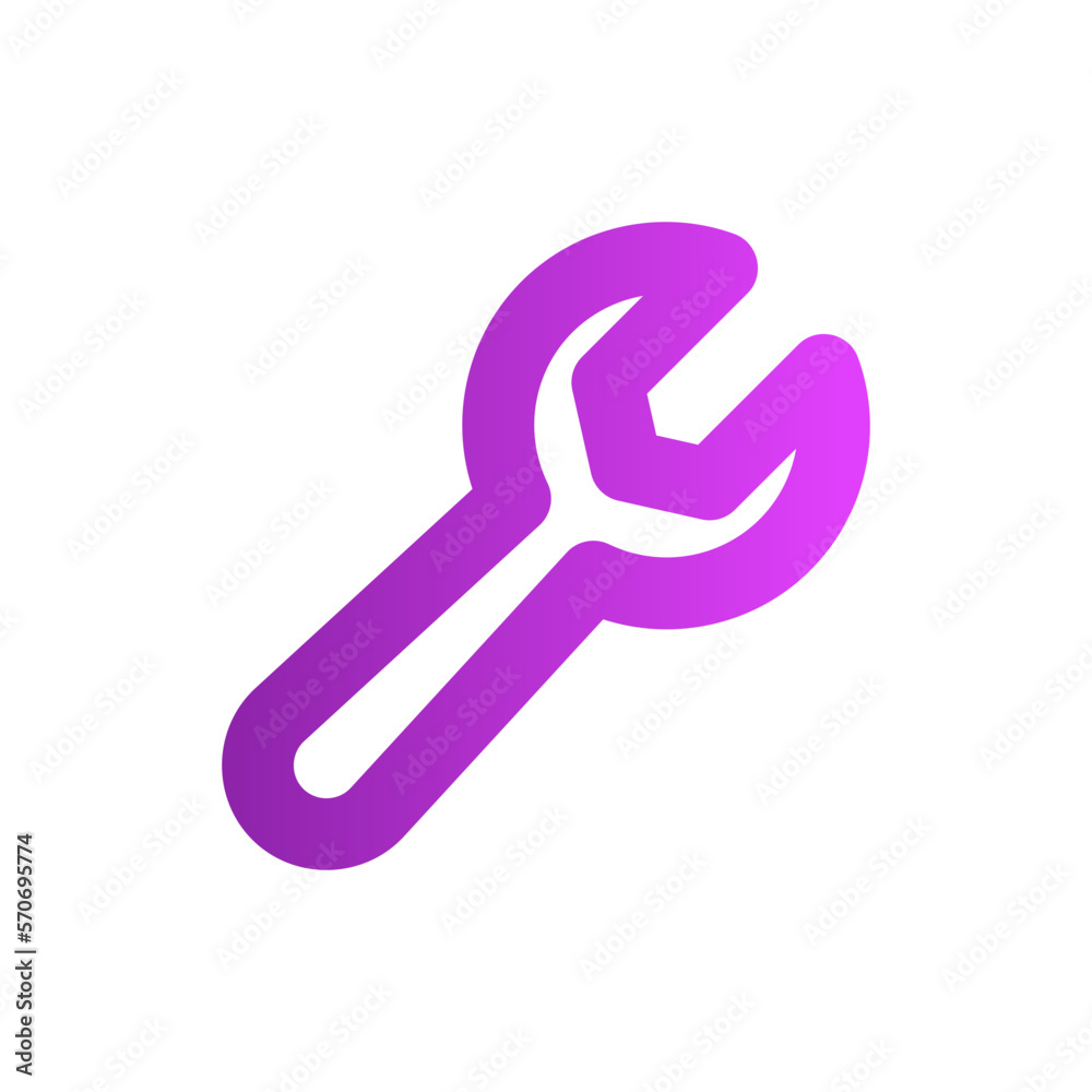spanner gradient icon spanner gradient icon
