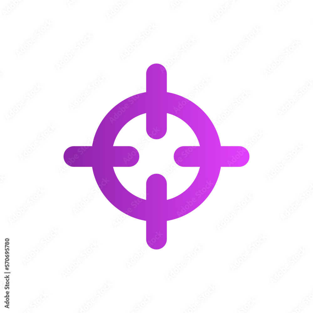 target gradient icon target gradient icon