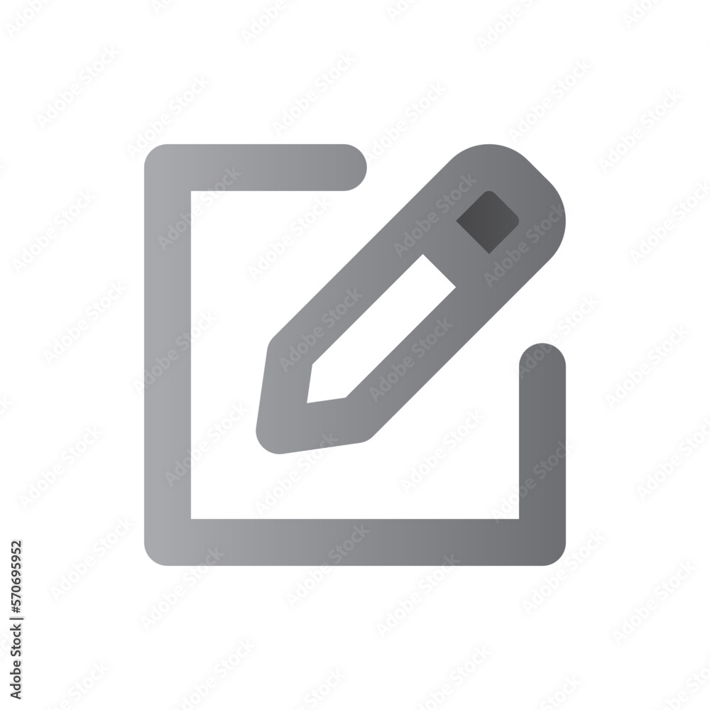 edit two tone gradient icon edit two tone gradient icon