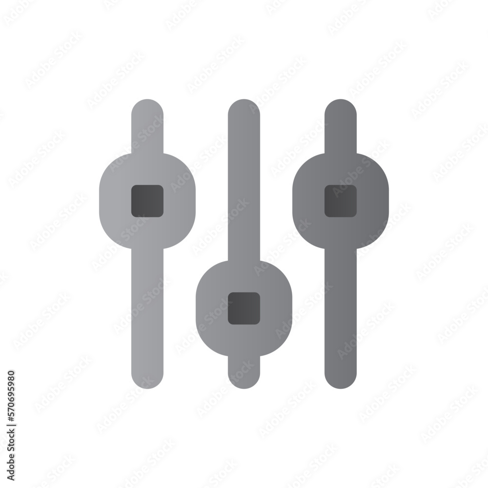 levels two tone gradient icon levels two tone gradient icon