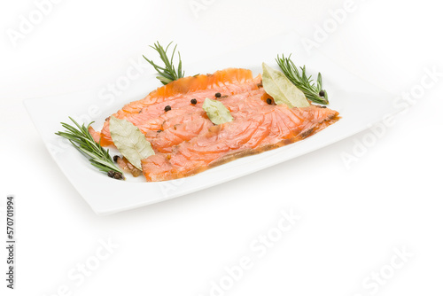 salmon with lemon and dill