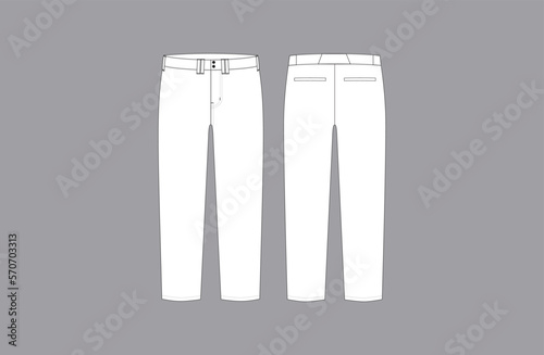 baseball pant for men and women black and white
