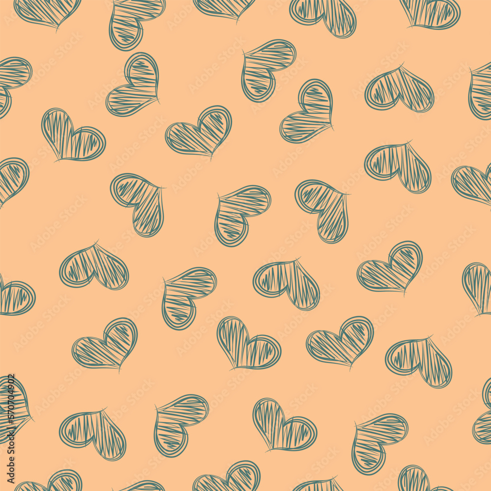 Vector pattern with hearts. Valentine's Day.High quality vector image. Vector pattern with hearts. Valentine's Day.High quality vector image.