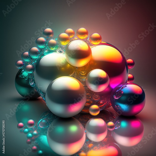Colorful pearls 