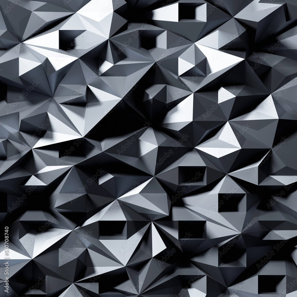 Fototapeta premium Silver metal background. Brushed metallic texture. 3d rendering