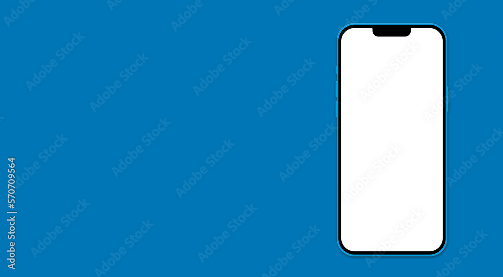 Smartphone Display Banner Vorlage Blau Smartphone Display Banner Vorlage Blau