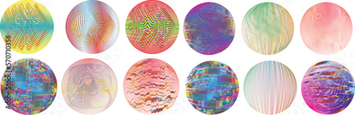 Set of spheres . Lines constructed transparent sphere .Vector  .Technology sphere Logo . Design element for posters  social media  templates  flyers  brochures . Abstract trendy transparent circles