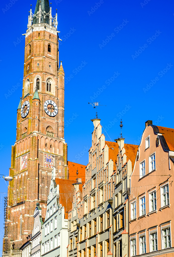 Obraz premium historic old town of Landshut - bavaria