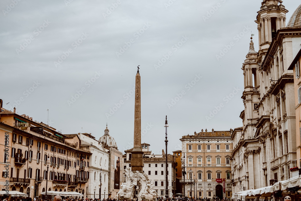 Streets and architecture in rome italy italia europe monuments vatican church museums 