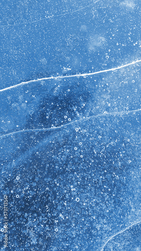 Natural ice texture, winter background