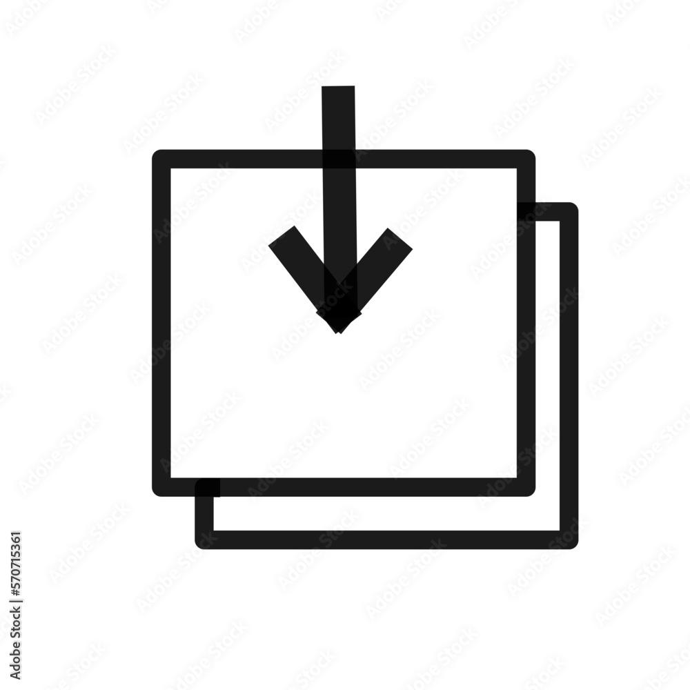 illustration of a pc with arrow illustration of a pc with arrow