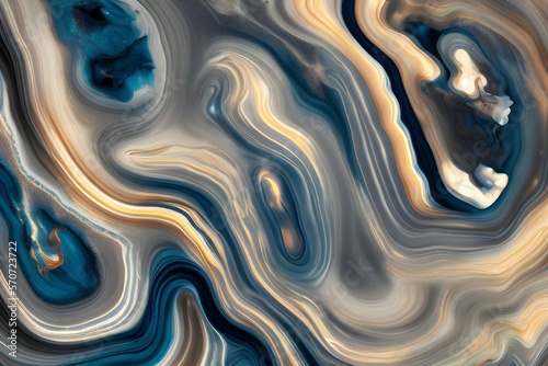 abstract blue background - Generate AI