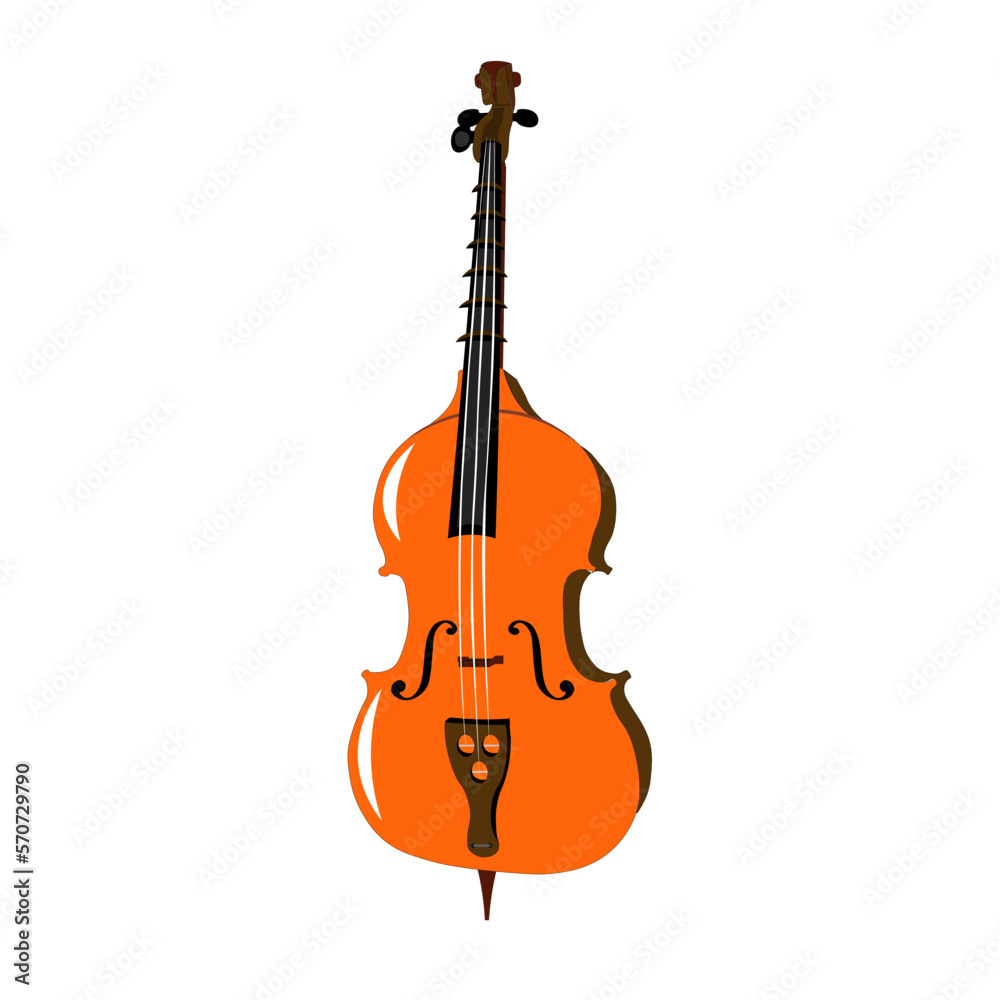 Obraz premium violin isolated on white