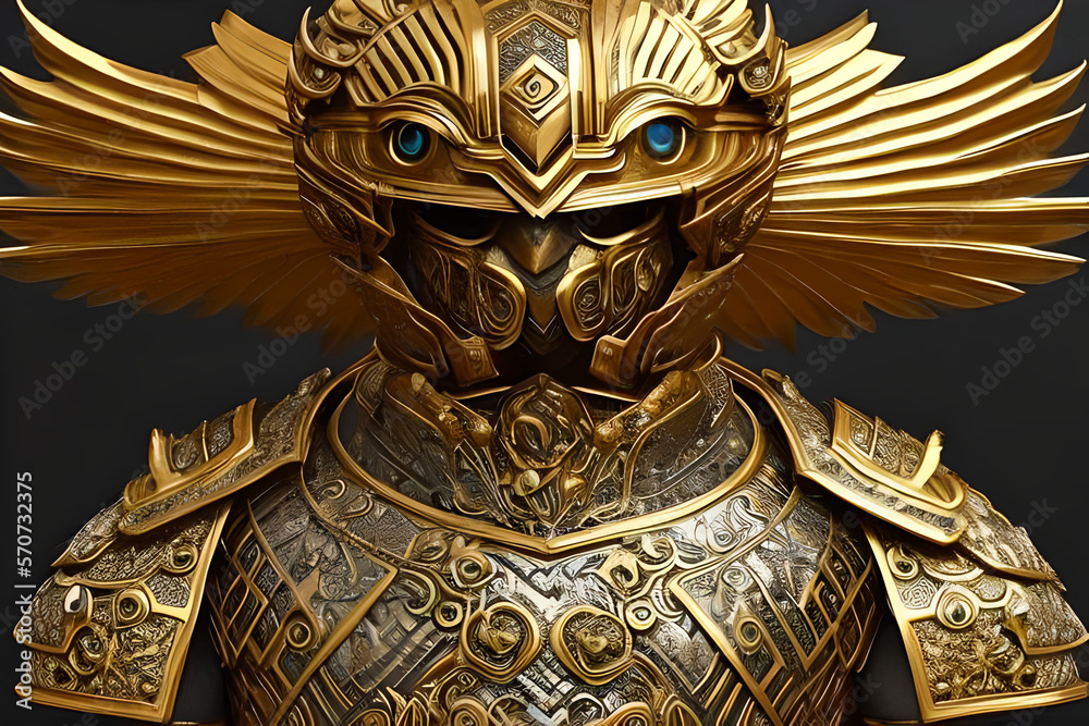 The Golden Sentinel: An Anthropomorphic Owl in Armor Watching Over the Night with Generative AI The Golden Sentinel: An Anthropomorphic Owl in Armor Watching Over the Night with Generative AI