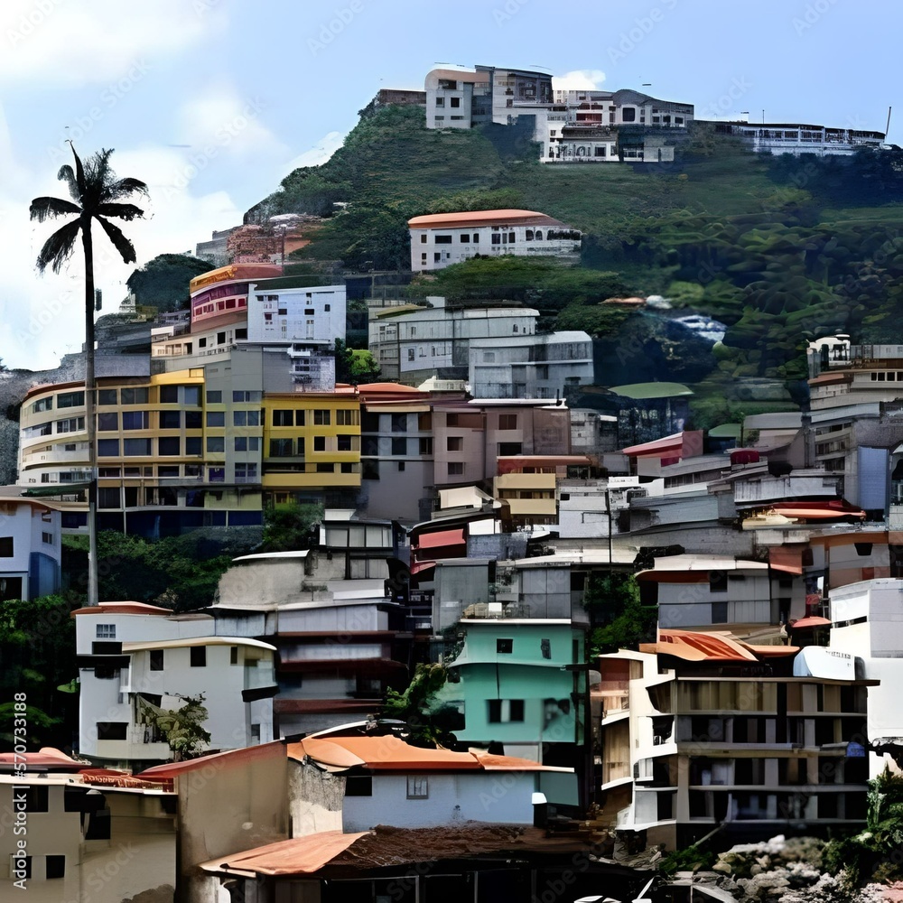 Fototapeta premium comunidade tipo favela no brasil
