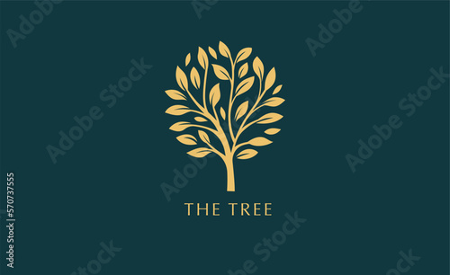 Canvas Print Tree symbol, icon design