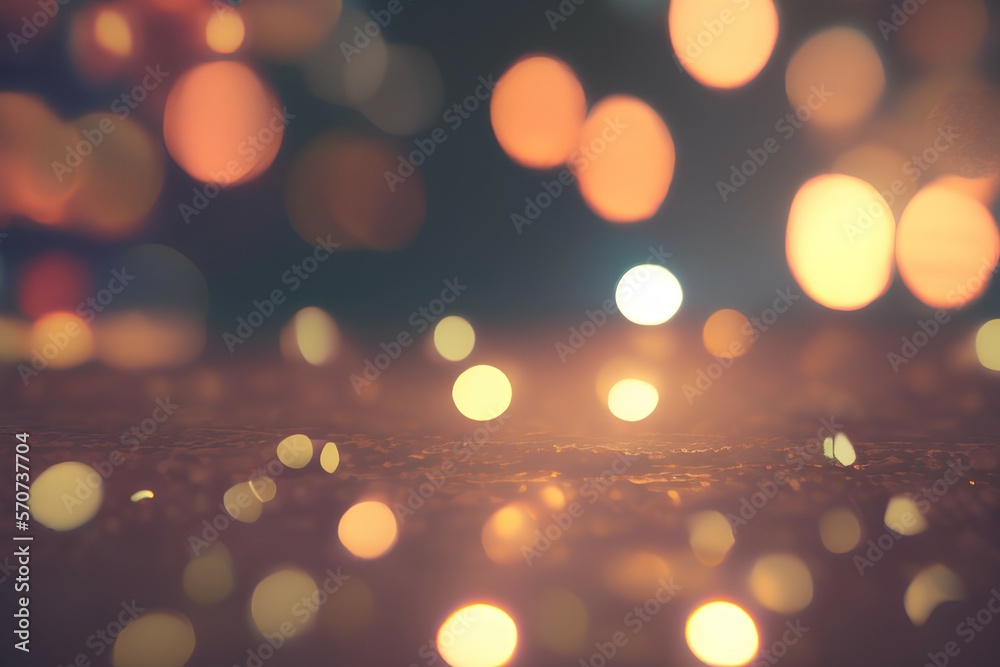 abstract bokeh background - Generate AI