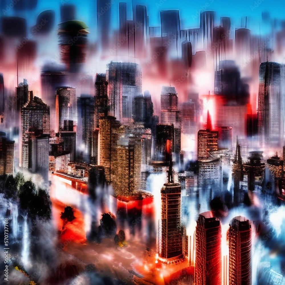 Mysterious Cityscape That Inspires Wanderlust k realistic highly detailed