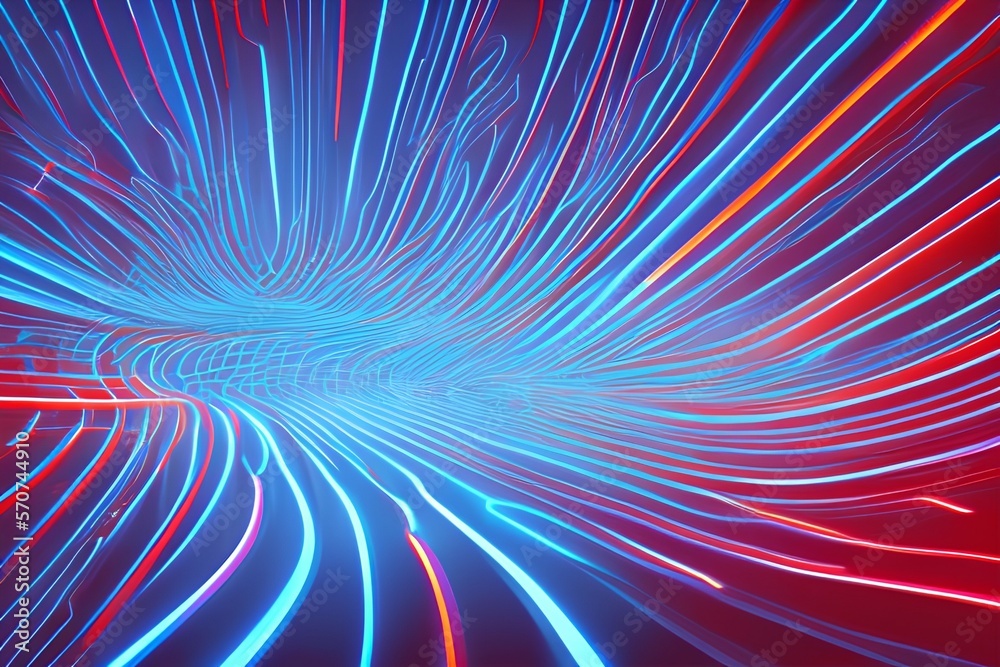 Obraz premium fractal burst background - Generate AI