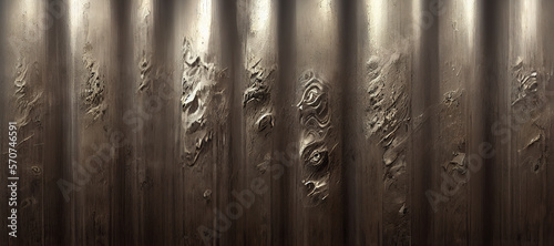 old zinc iron wall background with rust  crust pattern with Generative AI Technology 