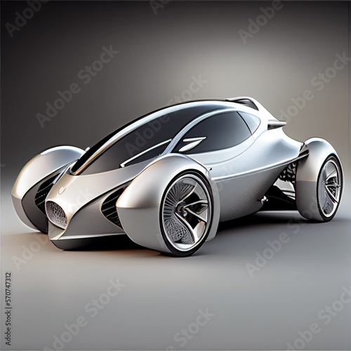 Electric car concept.