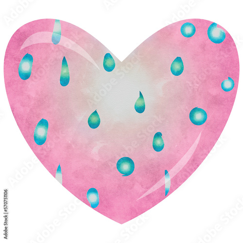 symbol heart shape colorful