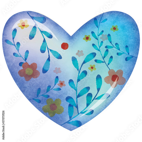 symbol heart shape colorful