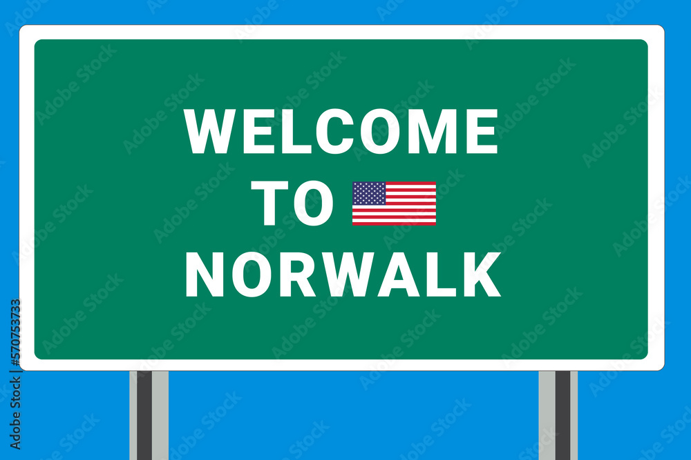 City of Norwalk. Welcome to Norwalk. Greetings upon entering American