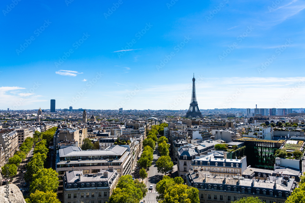 The Eiffel tower. Best Destinations in Europe. Paris, France.