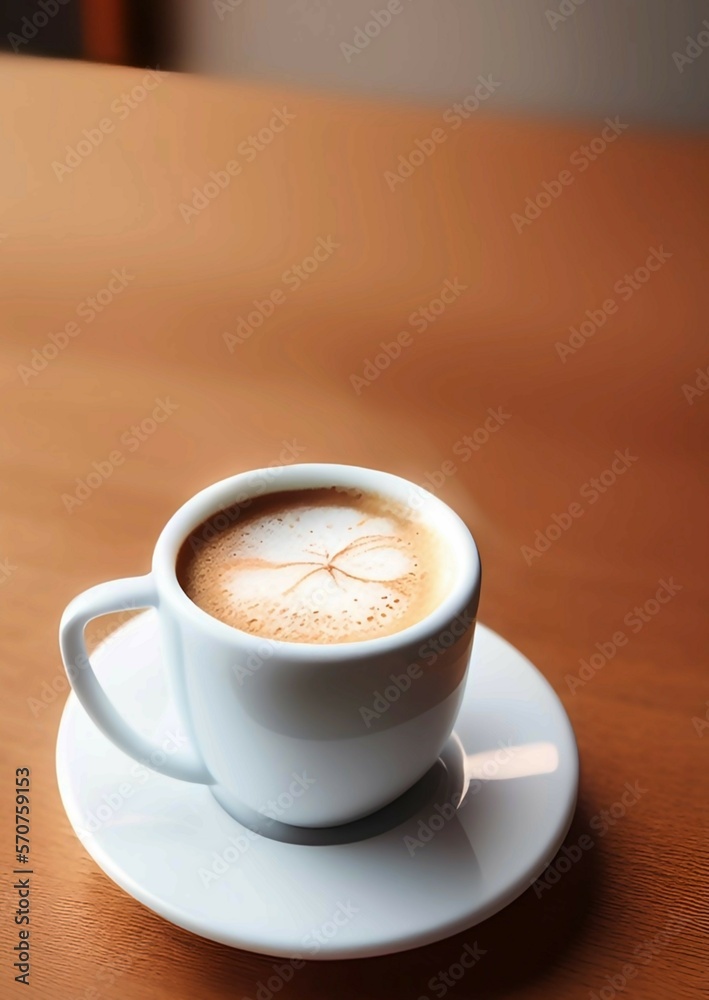 coffee cup in the shape of a white mug on a wooden surface coffee cup in the shape of a white mug on a wooden surface