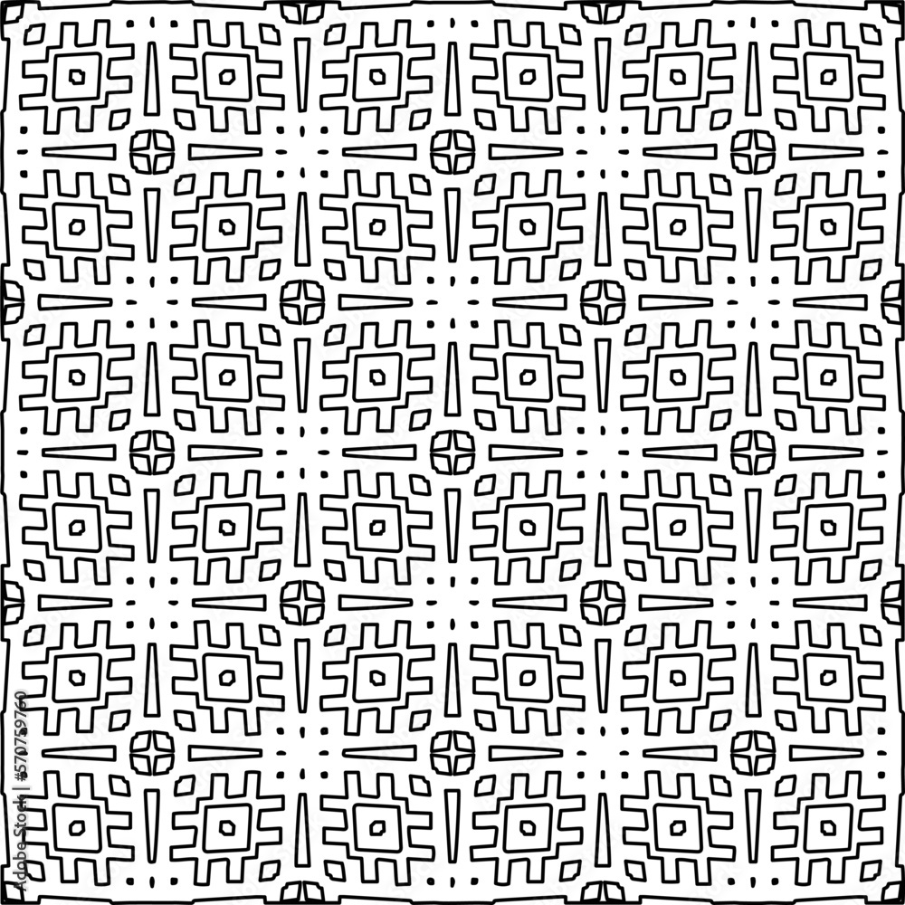 Stylish texture with figures from lines.
Abstract geometric black and white pattern for web page, textures, card, poster, fabric, textile. Monochrome graphic repeating design. Stylish texture with figures from lines.
Abstract geometric black and white pattern for web page, textures, card, poster, fabric, textile. Monochrome graphic repeating design.