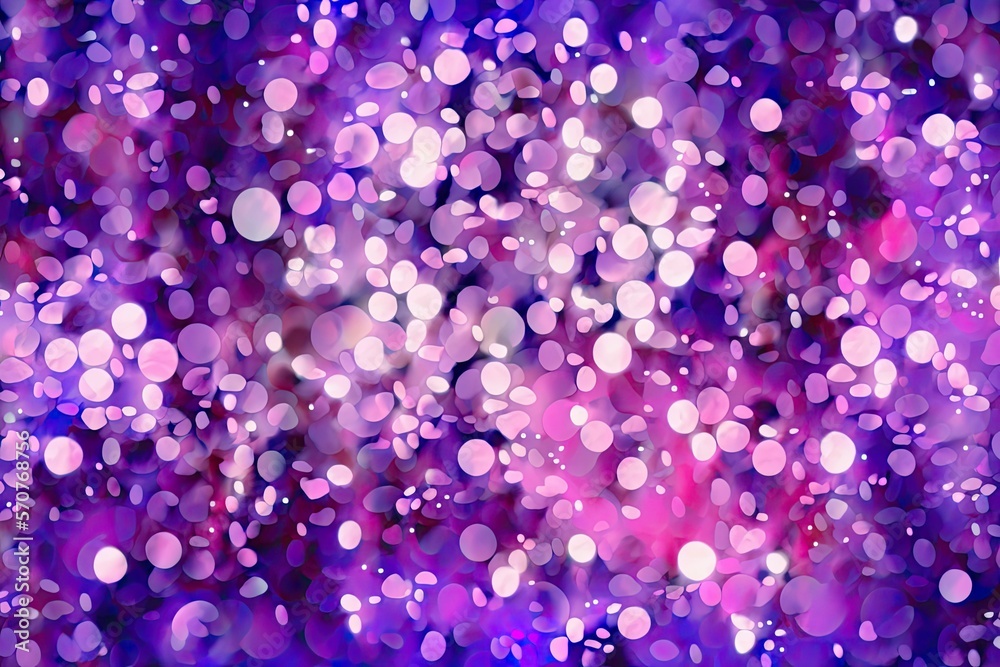 purple background with bubbles, ai generated