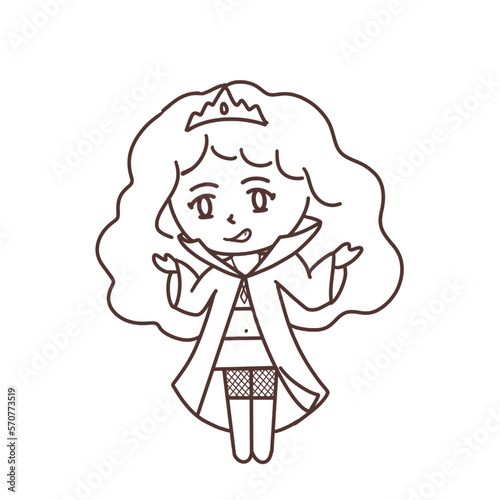 It was the image of a young vampire. She had terrifyingly pale skin.