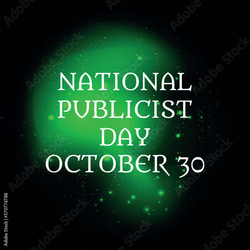 National Publicist Day. Geometric design suitable for greeting card poster and banner