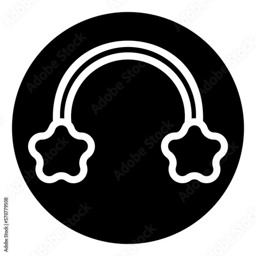 earmuff glyph icon